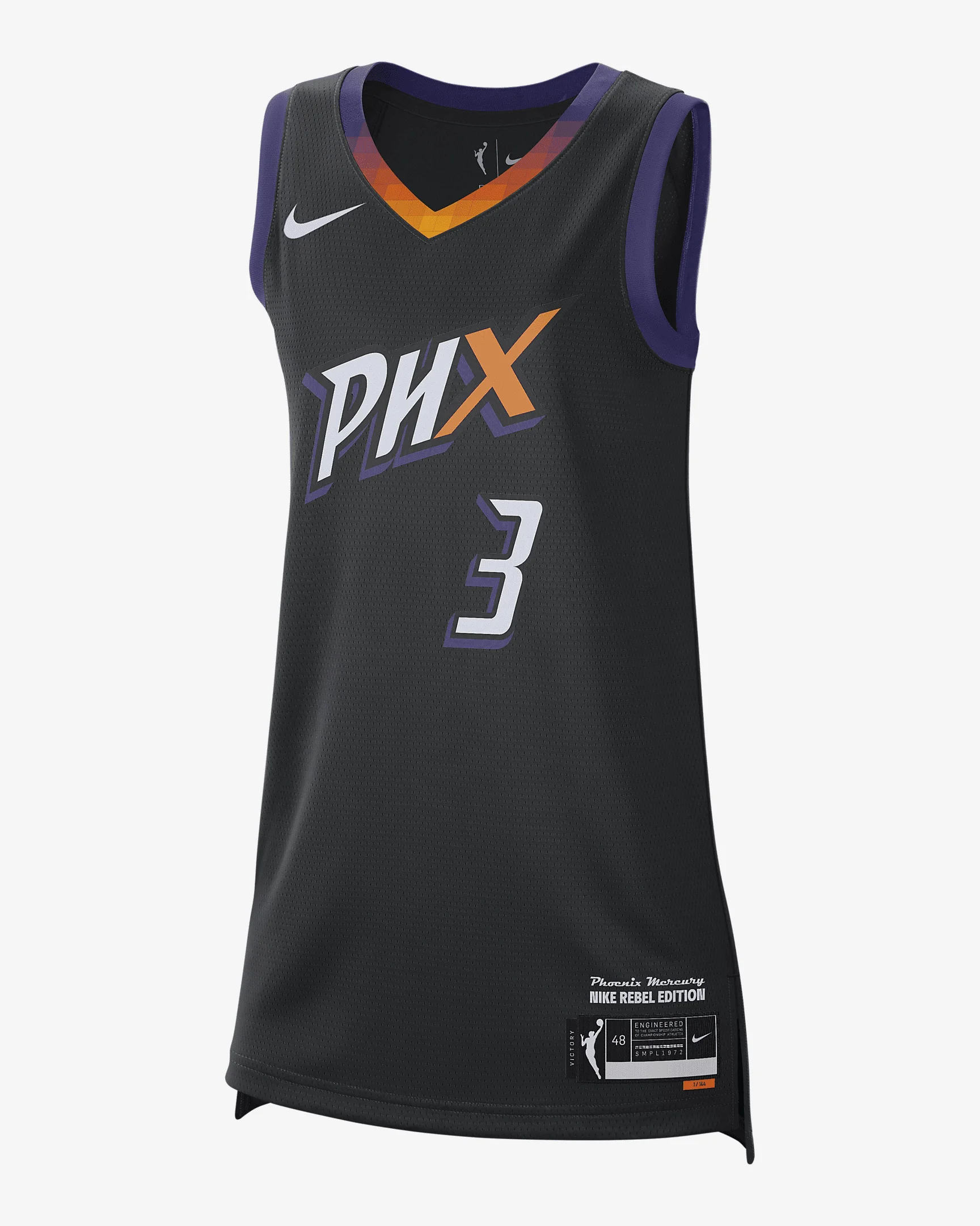 Diana Taurasi Phoenix Mercury 2024 Rebel Edition Nike Women's Dri-FIT WNBA Victory Jersey - 1