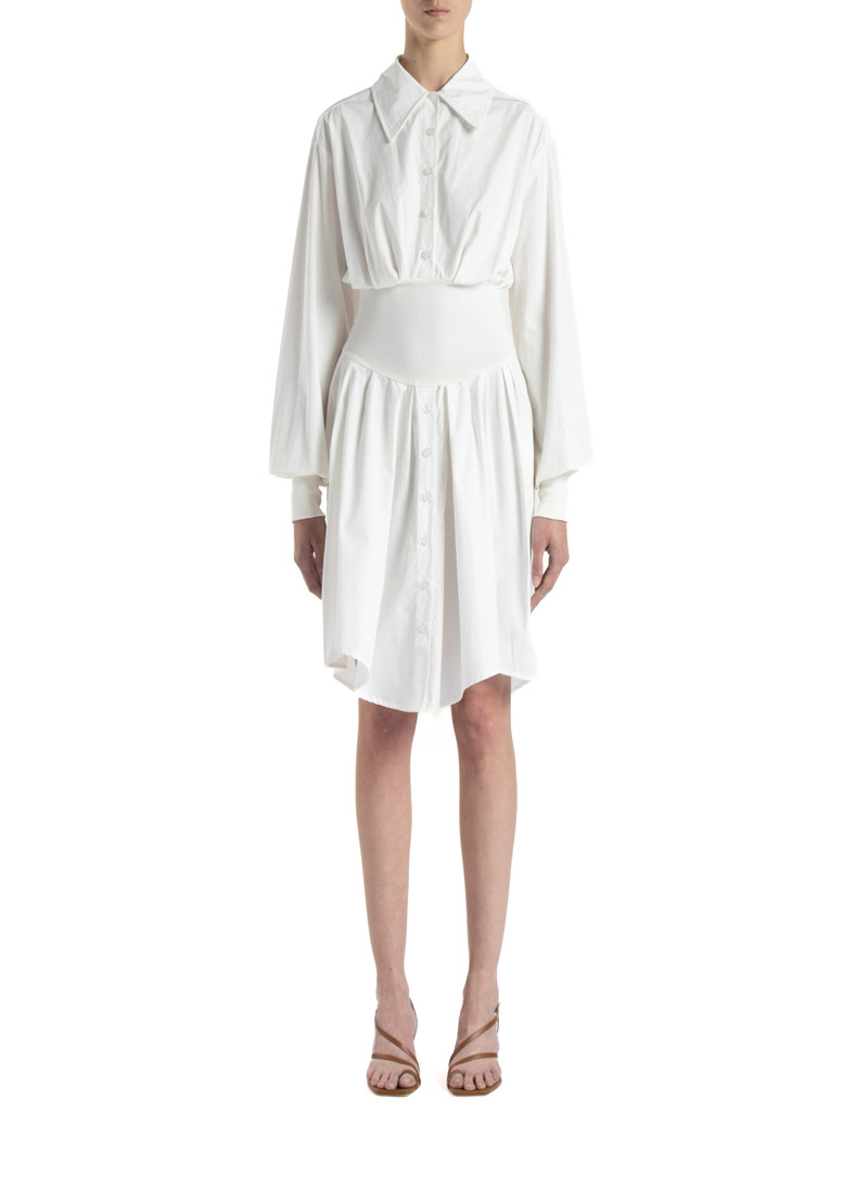 Ribbed Shirt Dress 1