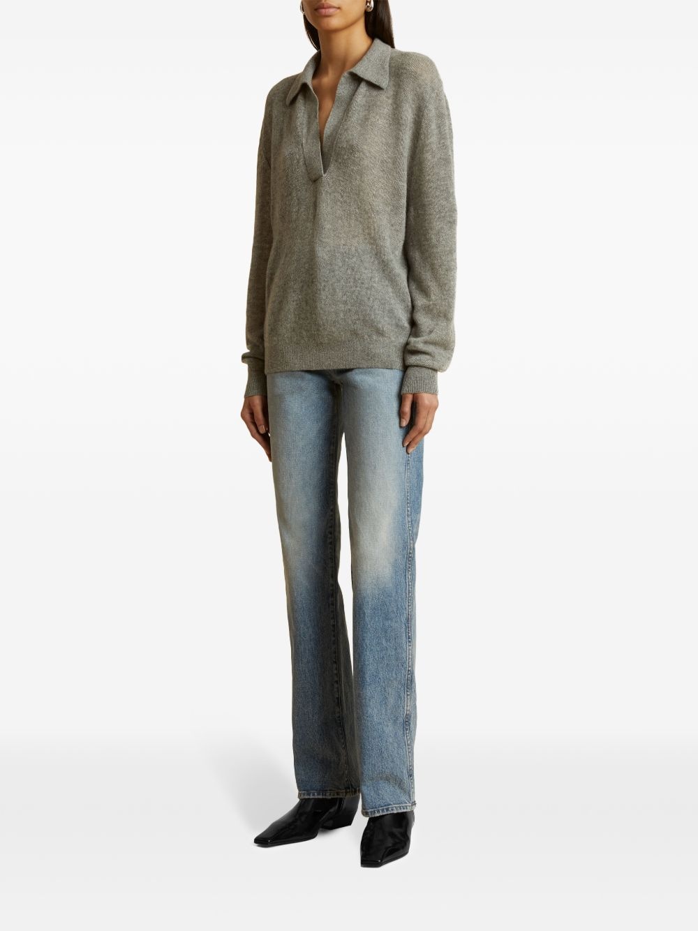 high-rise straight-leg jeans - 2