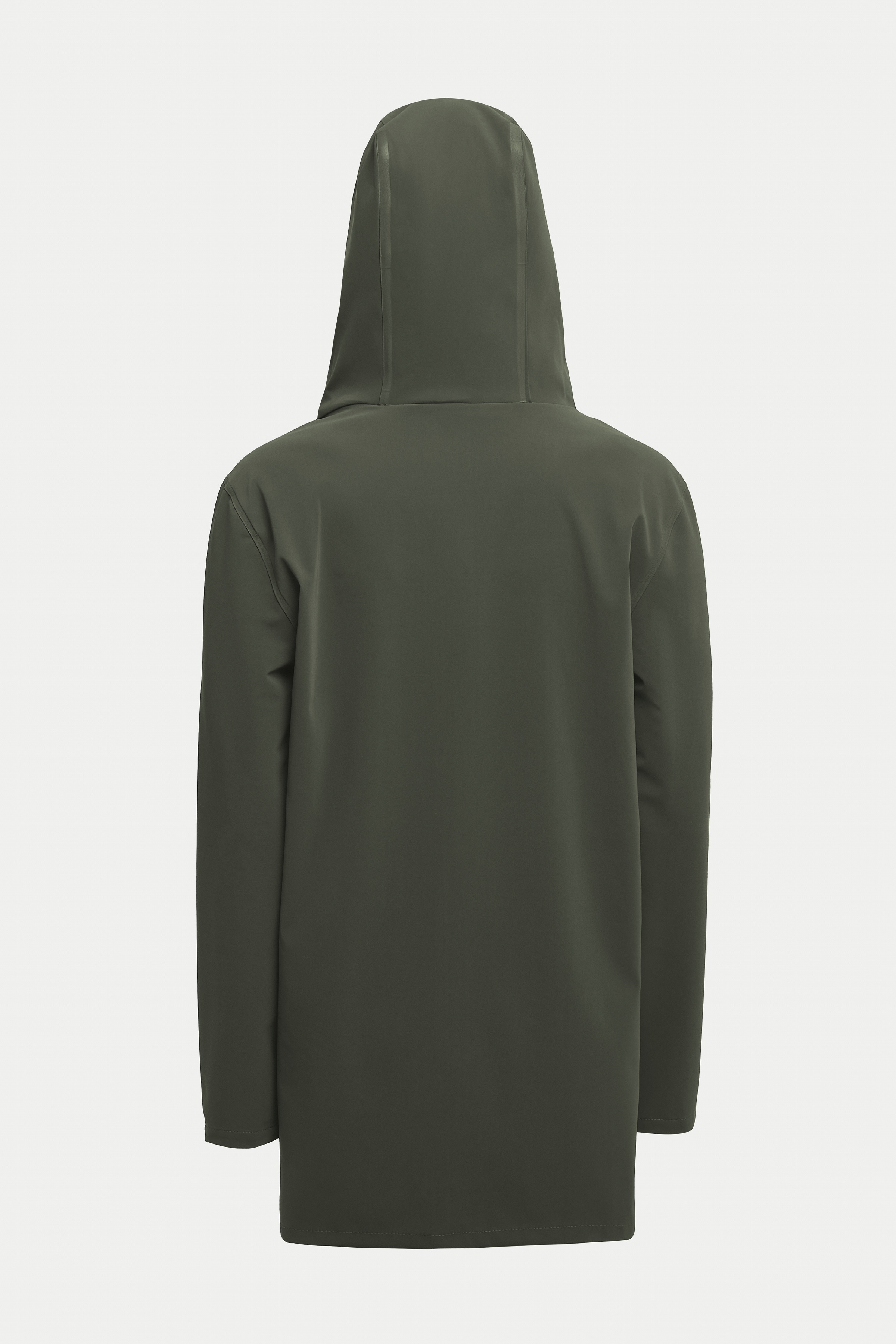 Stockholm Lightweight Suede Raincoat Dark Green - 6