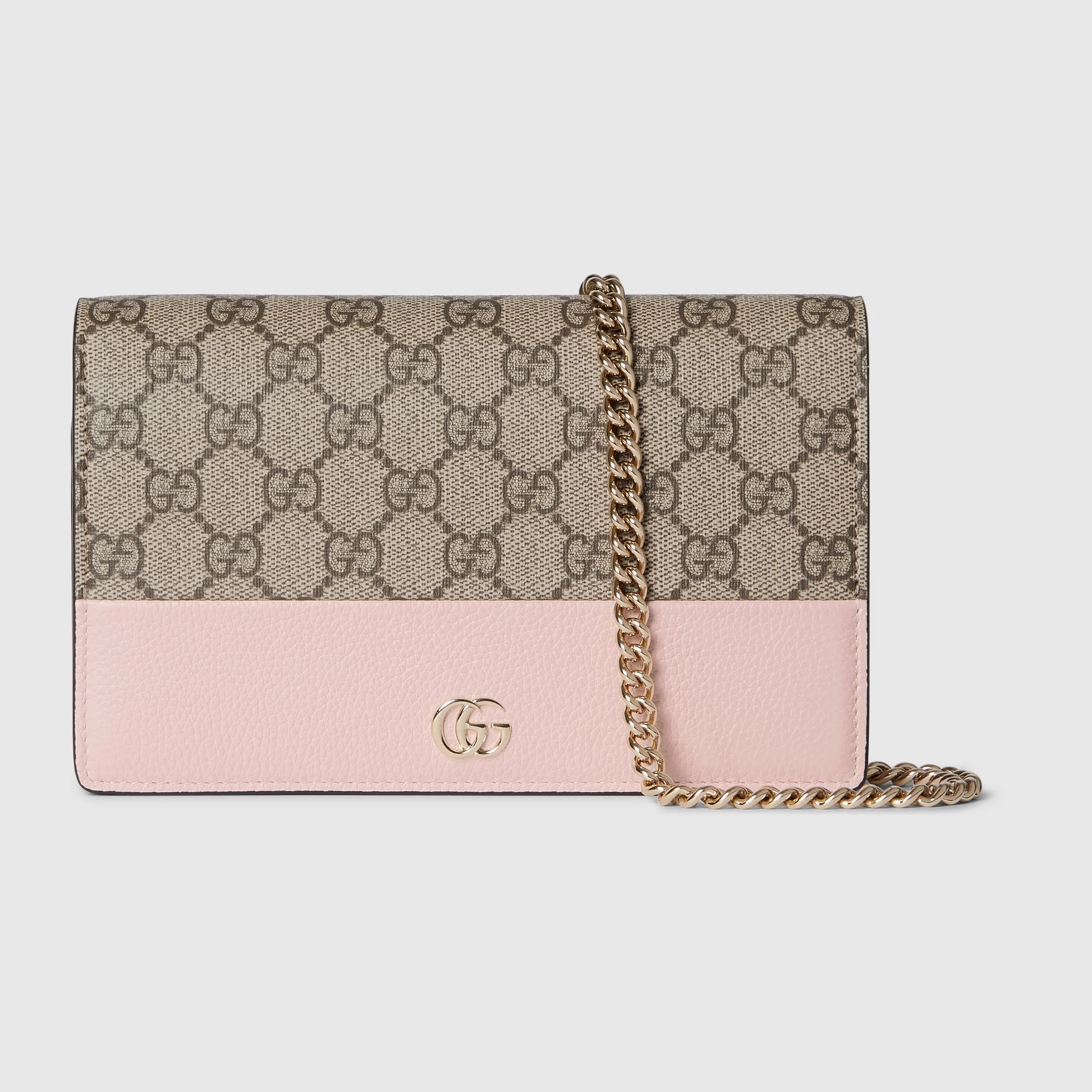 GG Marmont bi-color wallet on chain - 1