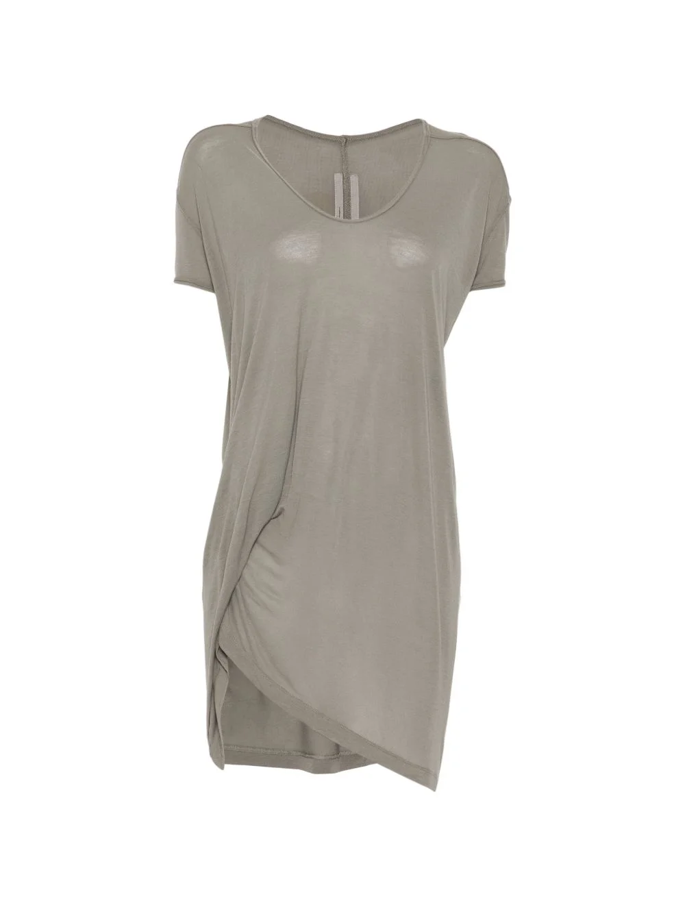 draped V-neck T-shirt - 1