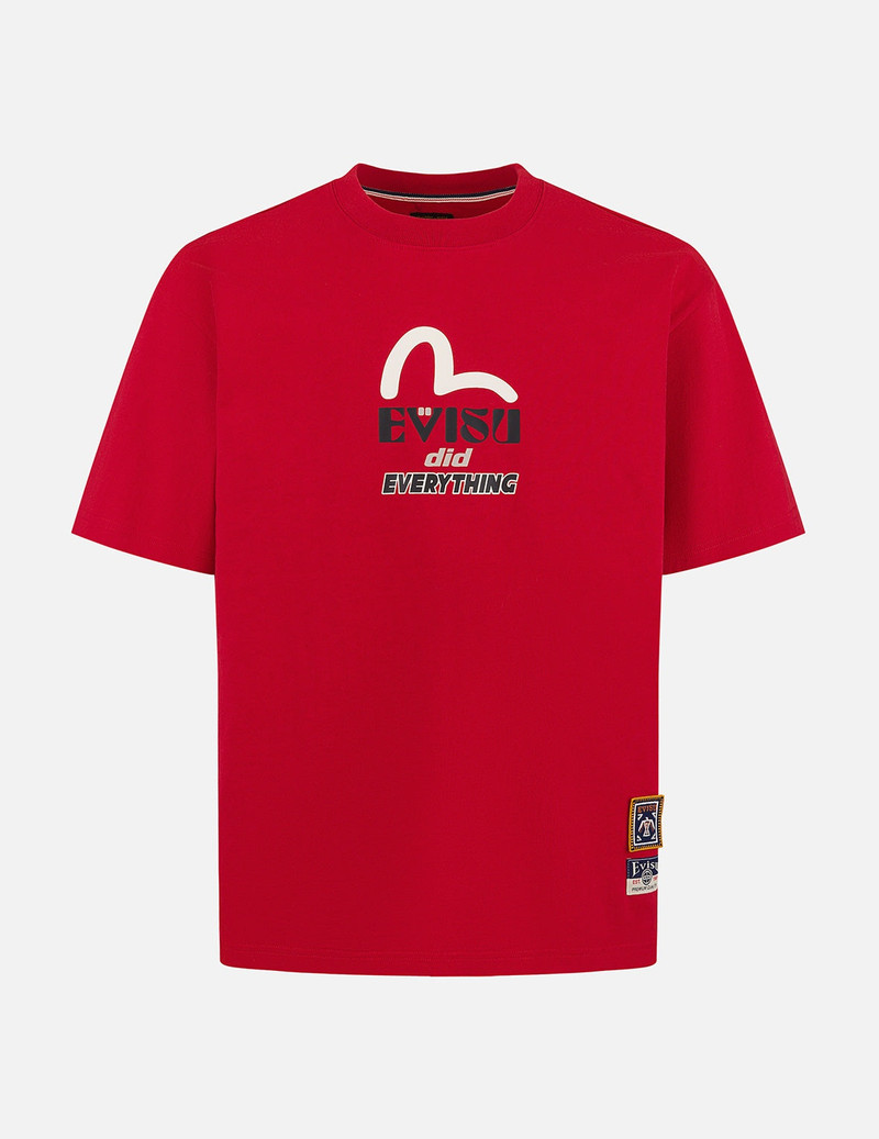 EVISU Daruma and Totem Print Relax Fit T-shirt outlook