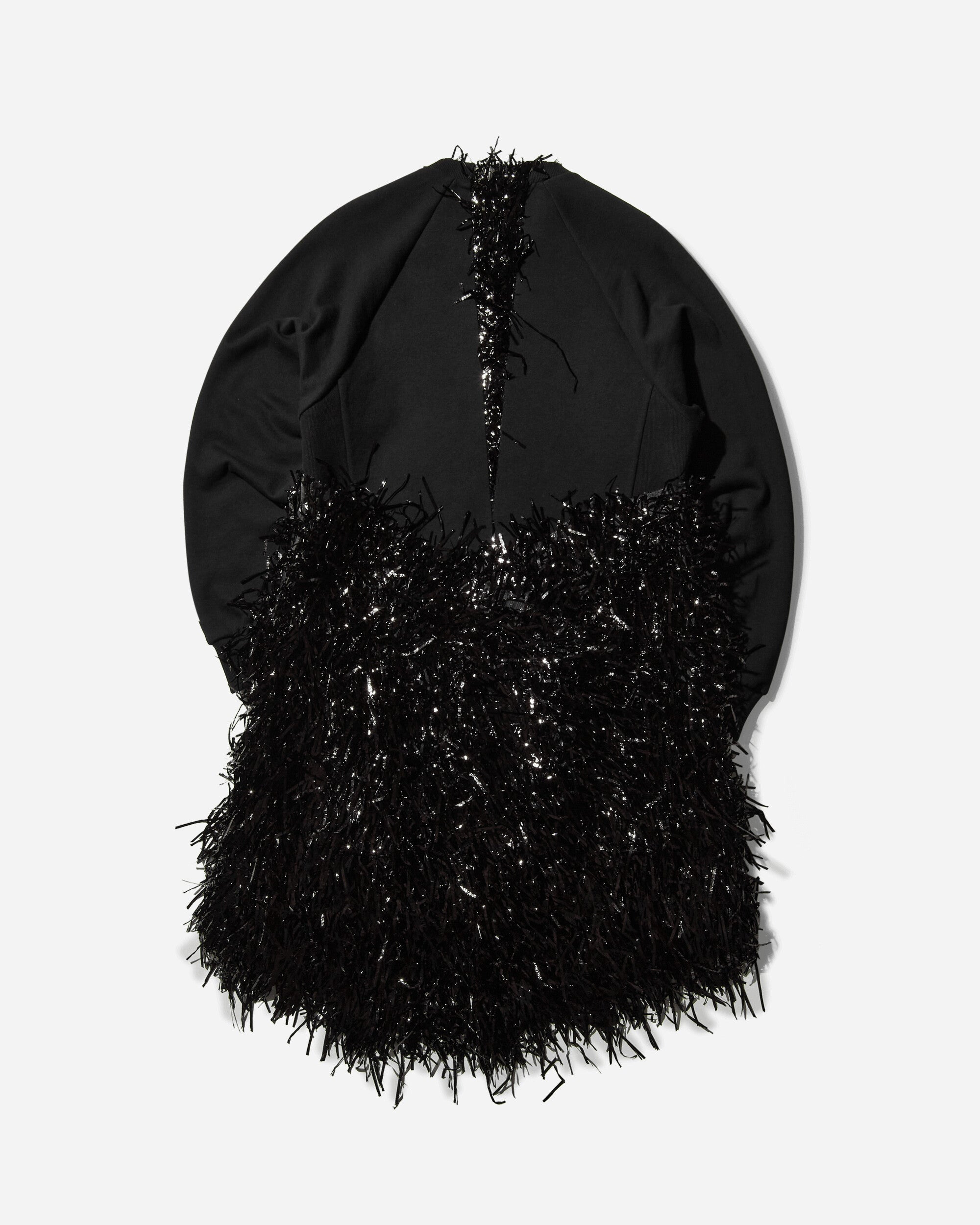 Cotton Sweat Dress Black - 2