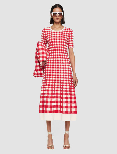 JOSEPH Vichy Jacquard Knitted Dress outlook