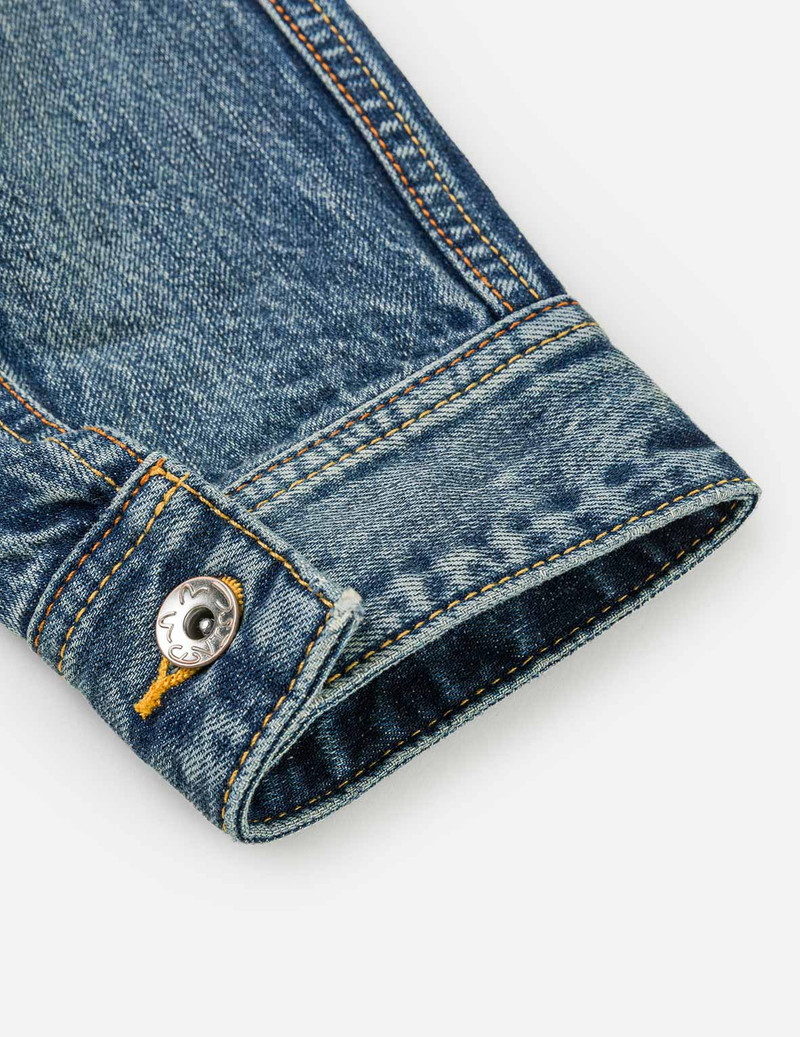 Evisu & Seagull Appliqué Denim Chinese Jacket 14