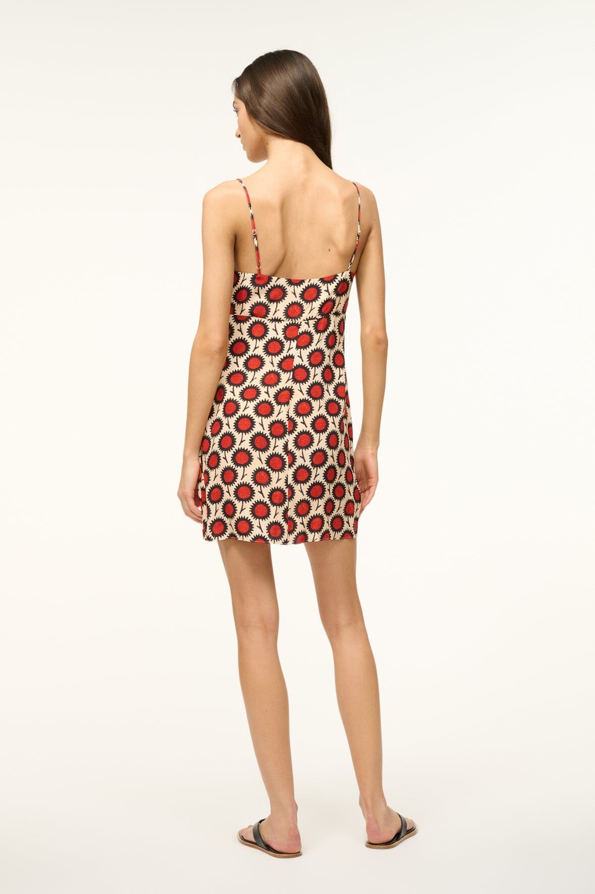 STAUD REMINGTON DRESS SUNFLOWER - 4