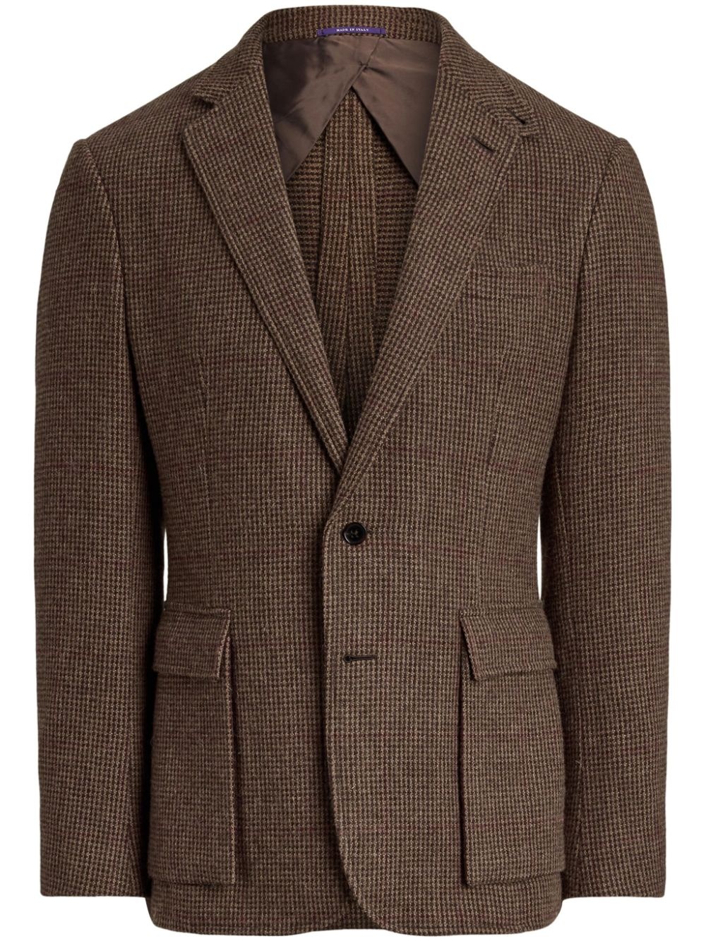 checked blazer - 1