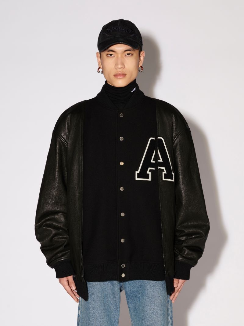 A' PATCH VARSITY JACKET - 3