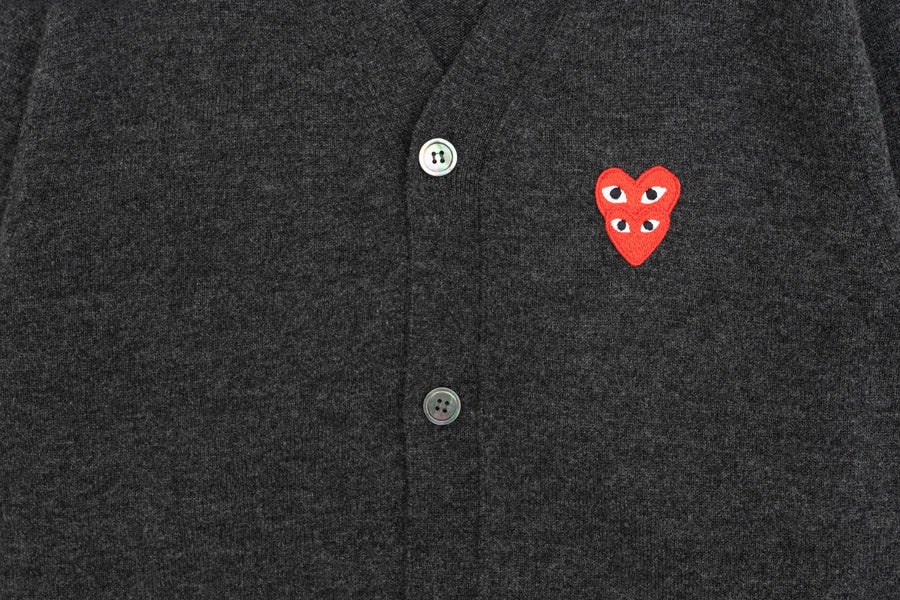 DOUBLE RED HEART CARDIGAN - 3