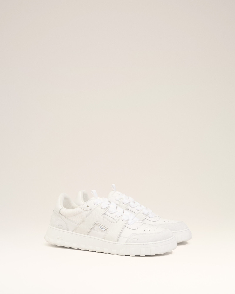 화이트 SMOOTH LEATHER LOW TOP A WALK SNEAKERS 3