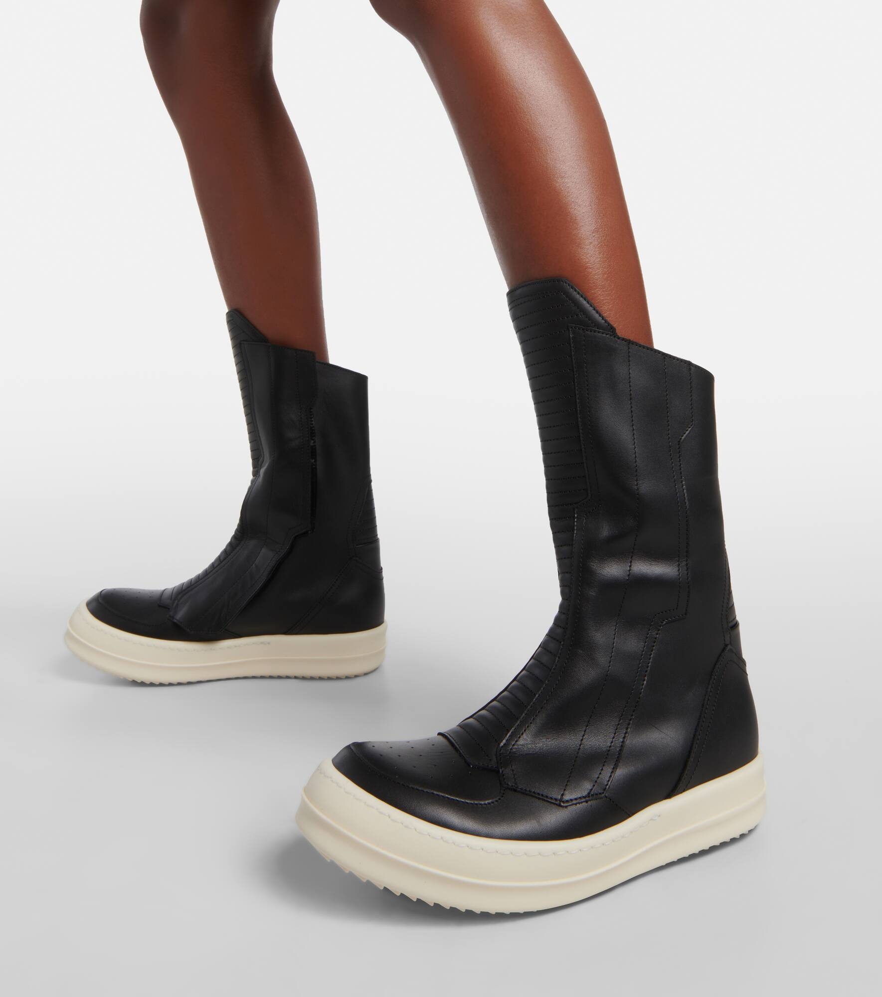 Leather sneakers - 4