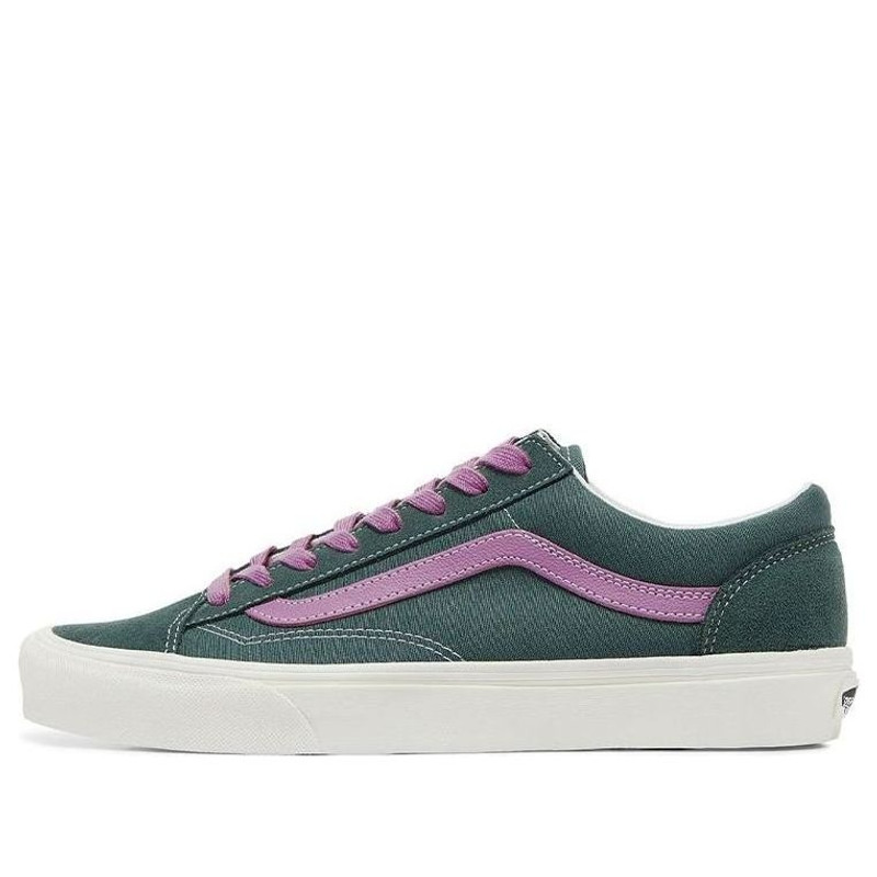 Vans Style 36 Casual Fashion Skate Shoes Unisex Green Purple VN0A3DZ3BOC - 1