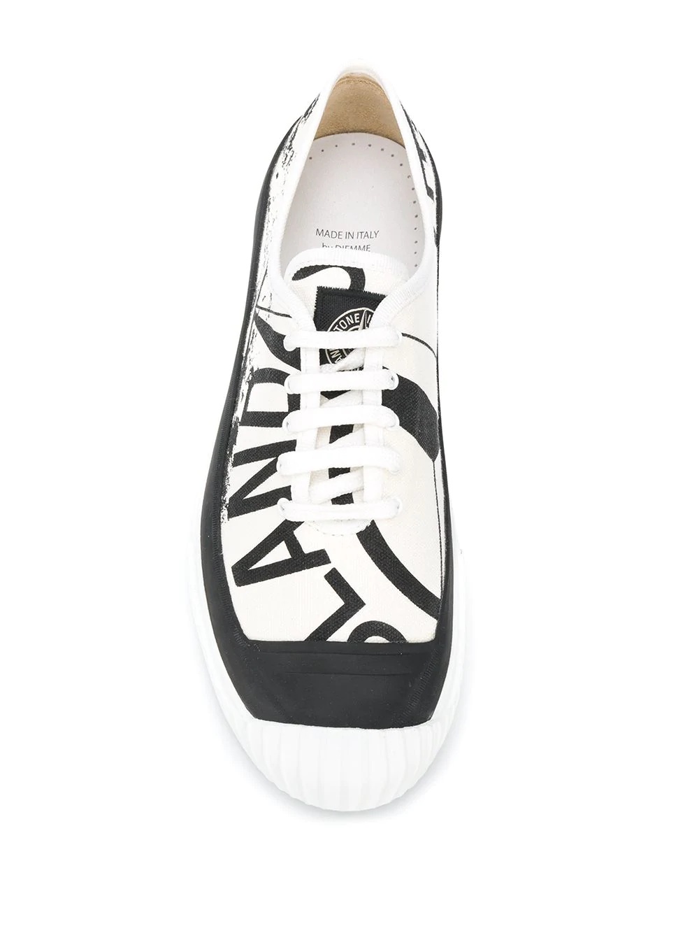 printed slip-on sneakers - 4