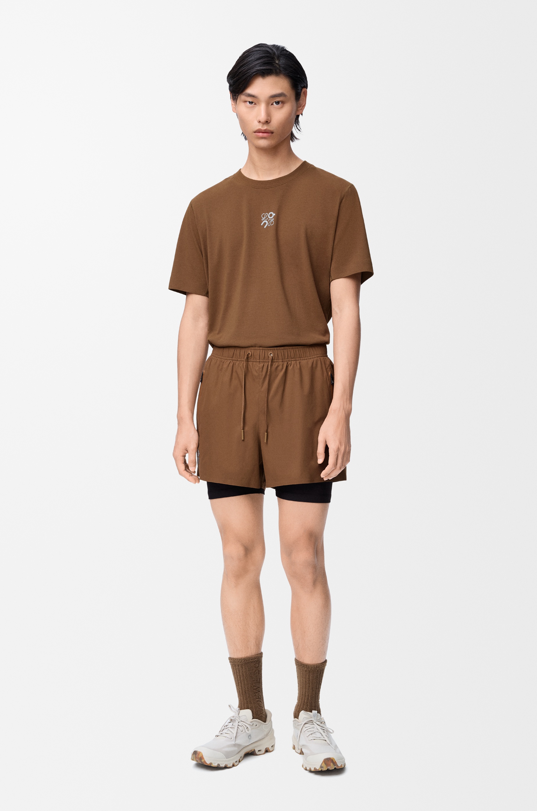 Performance shorts in technical shell - 2