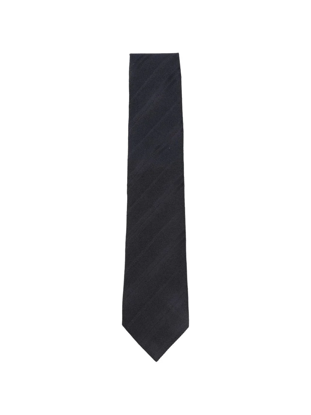 striped silk tie - 1