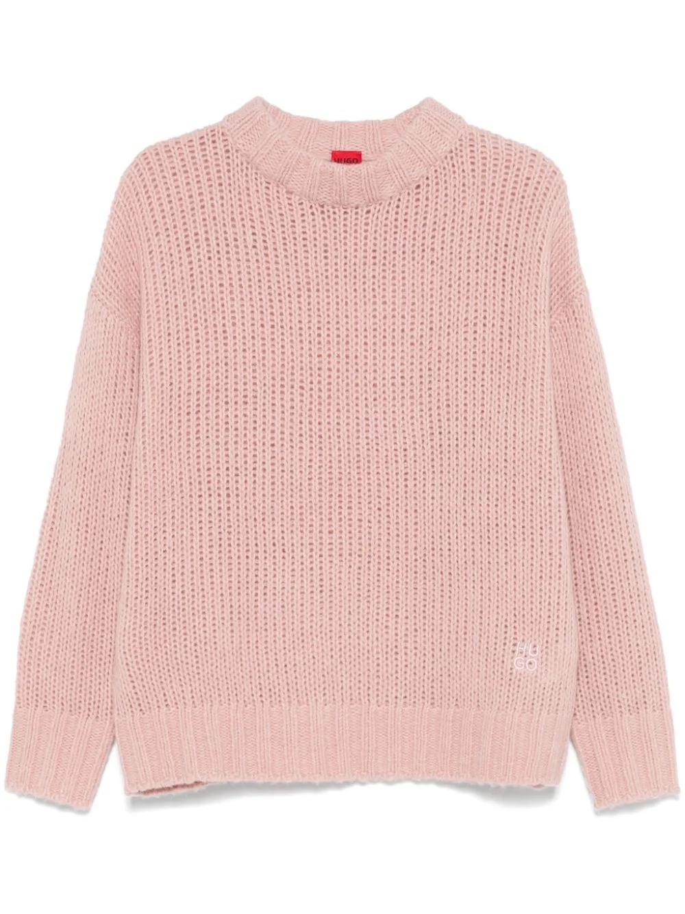 open-knit sweater - 1