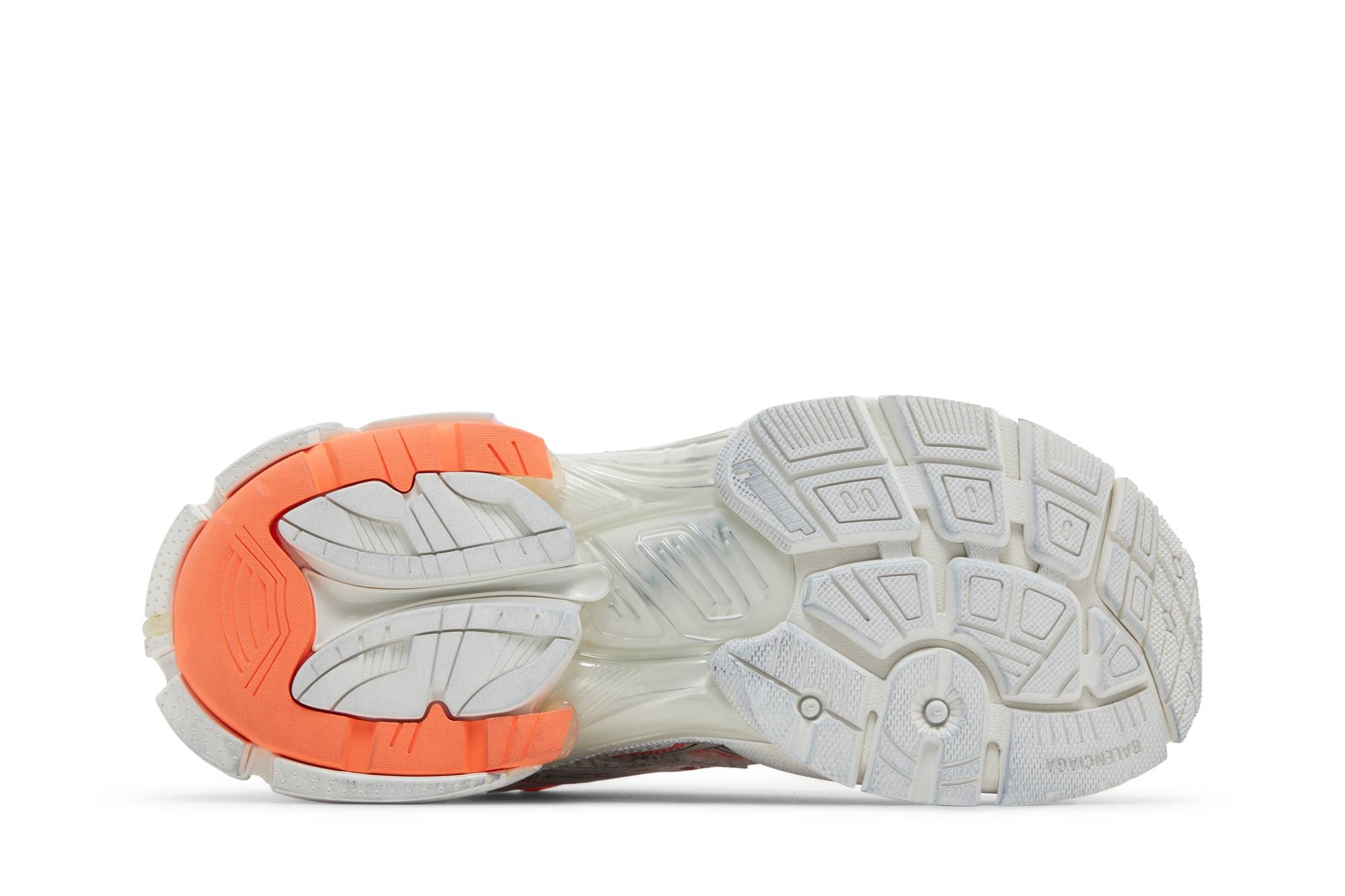 Balenciaga Wmns Runner Sneaker 'White Fluo Orange' - 4