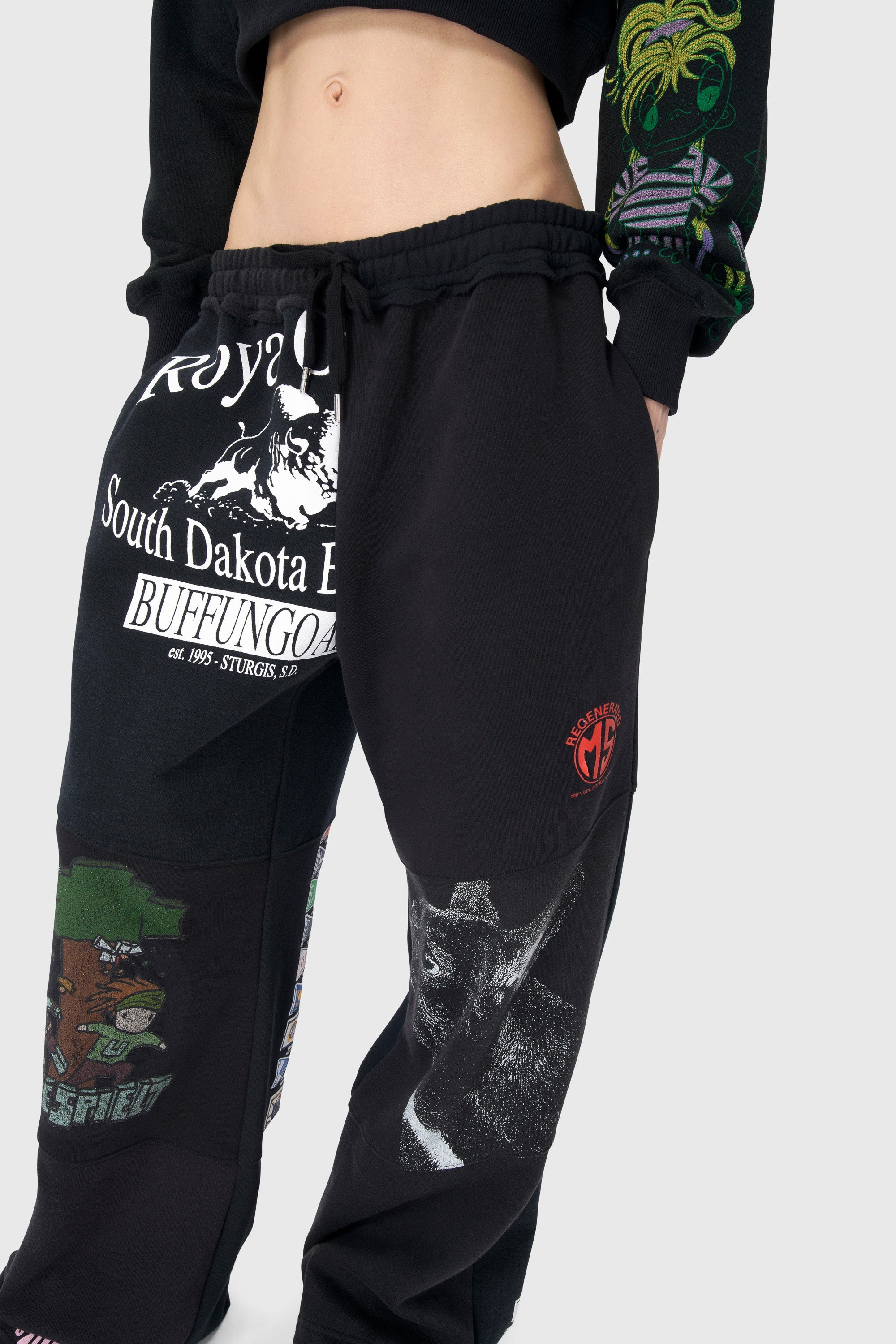 Regenerated Graphic Sweatshirts Sweatpants - 2