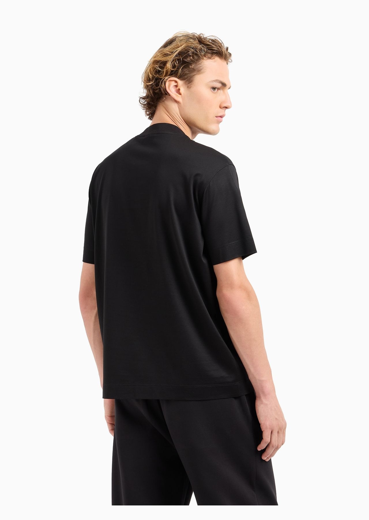 ASV Lyocell-blend jersey T-shirt with stencil-effect logo print - 3