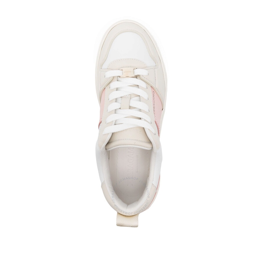 Ferragamo Dennis Panelled Skate Sneakers - 4