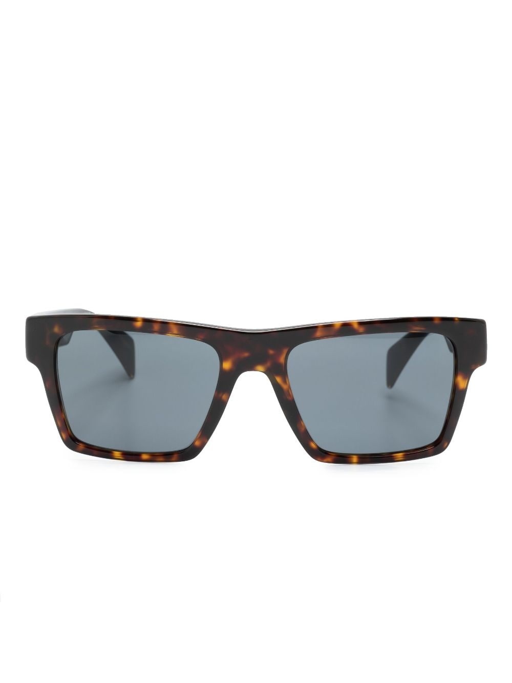 tortoiseshell-effect square frame sunglasses - 1