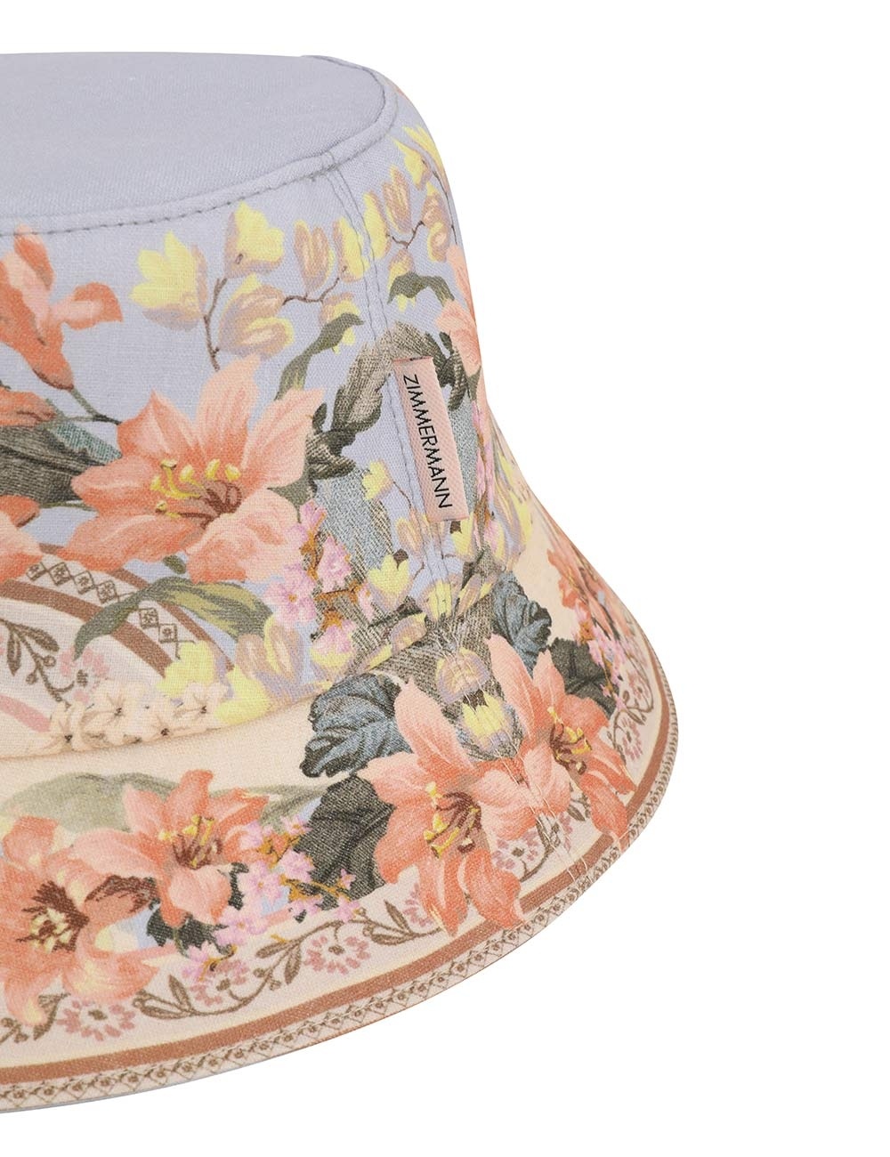 PRINTED CANVAS BUCKET HAT - 5