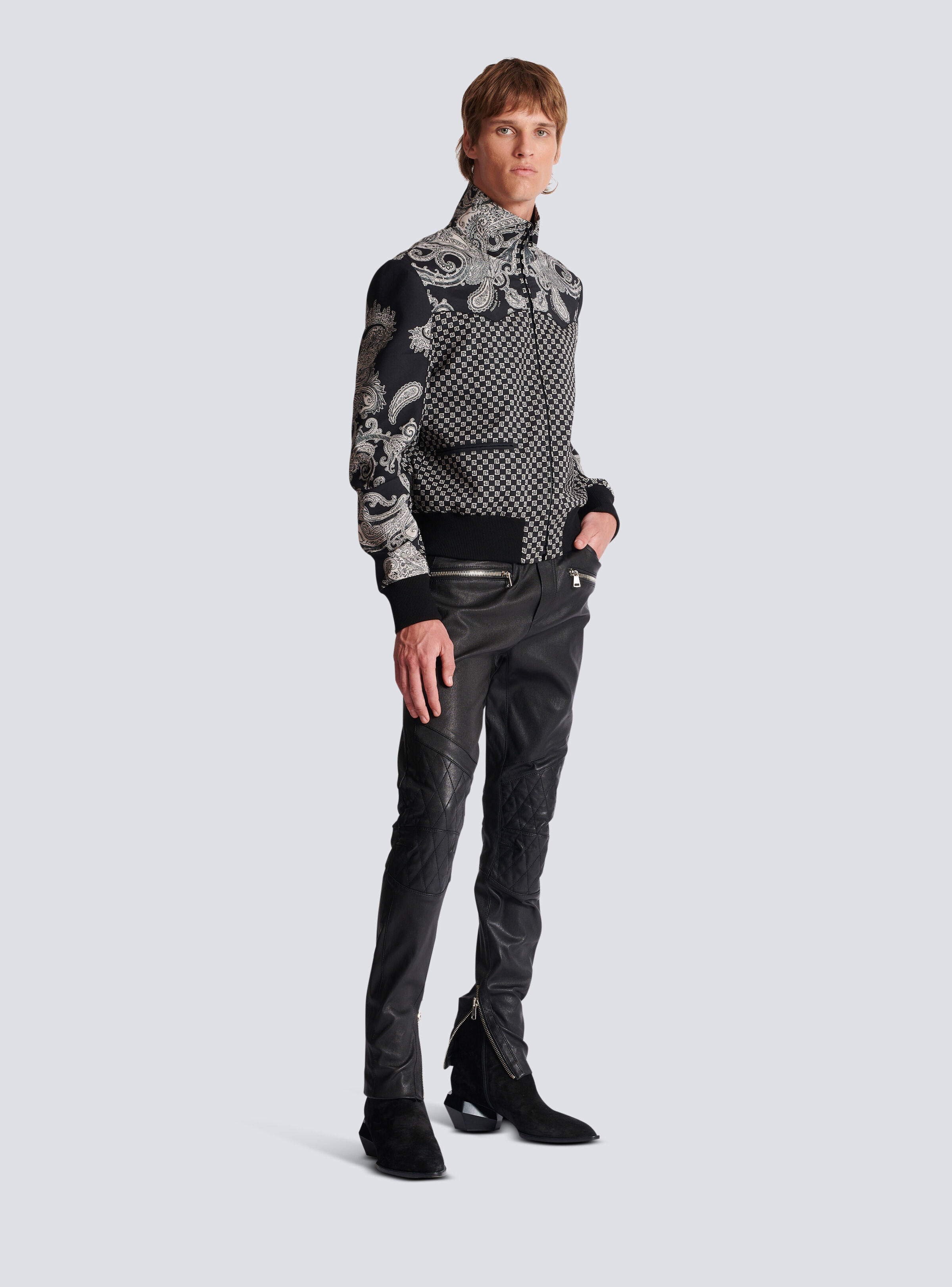 Mini monogram and paisley bomber jacket - 3