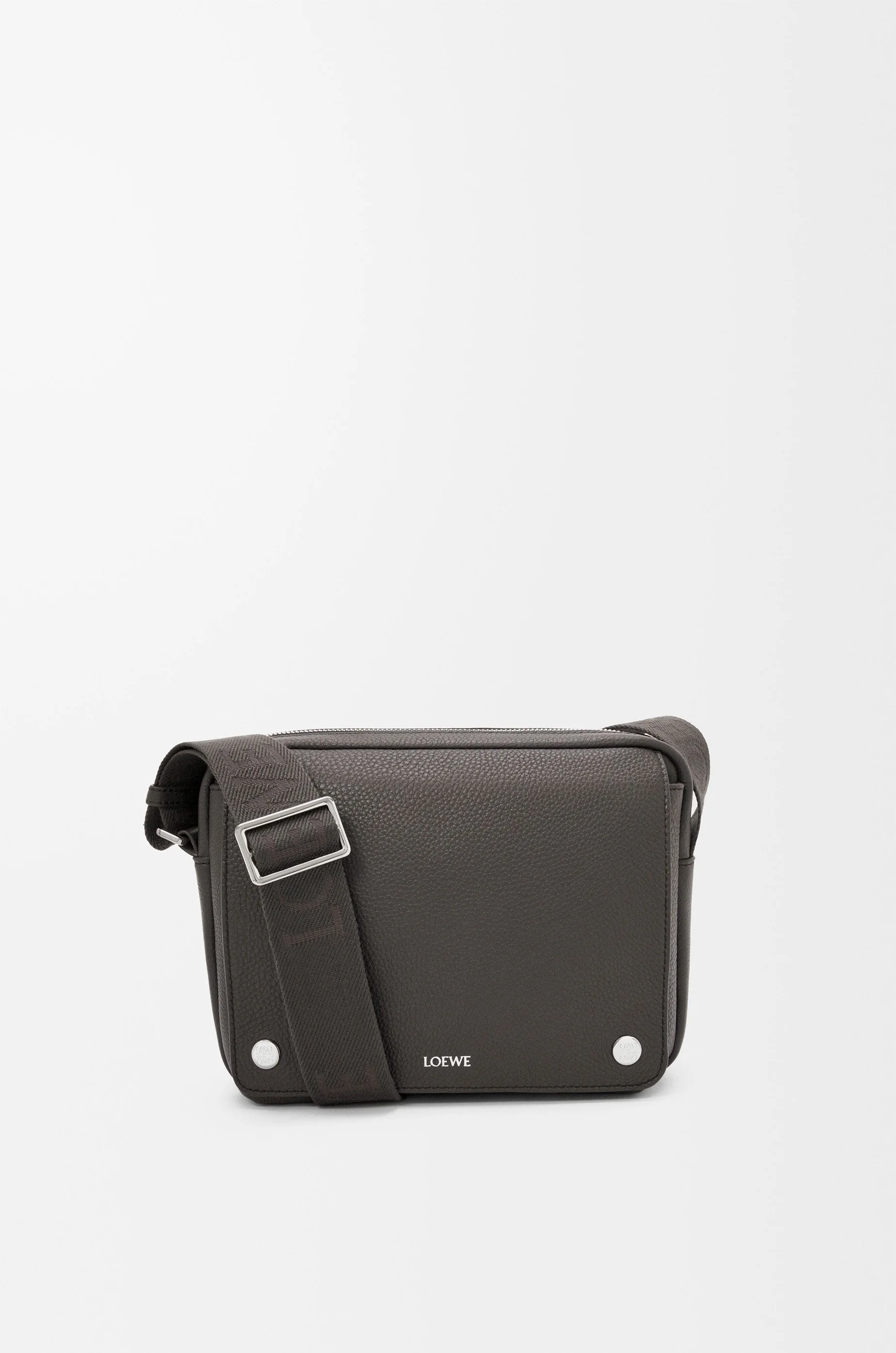 Medium Pebble messenger bag in supple grained calfskin - 1