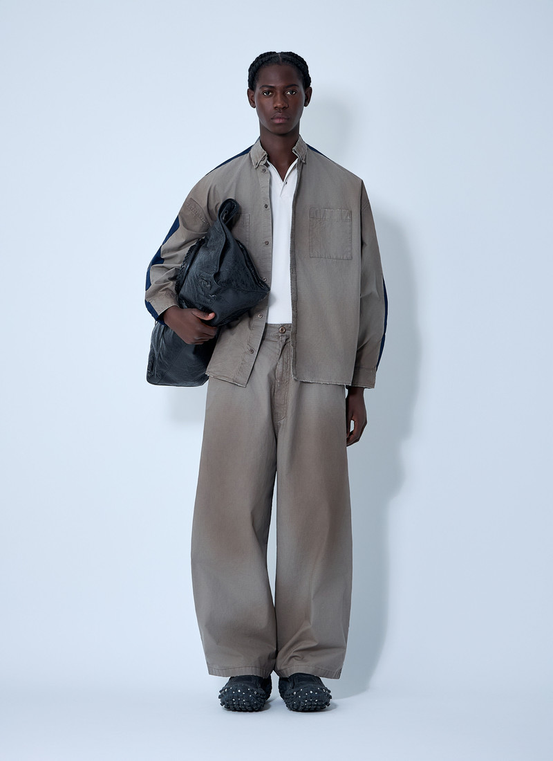 BALENCIAGA Washed Cotton Track Pants outlook