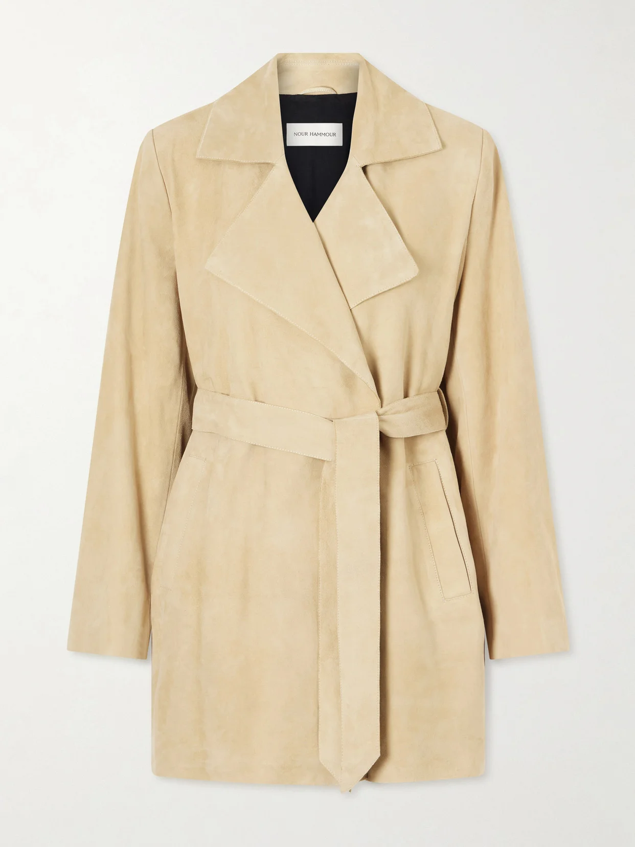 Kerry Belted Suede Jacket - 1