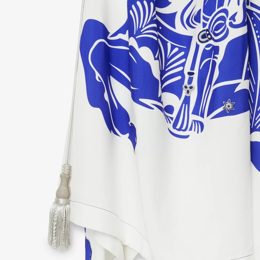Burberry EKD Print Viscose Flag Dress - 7