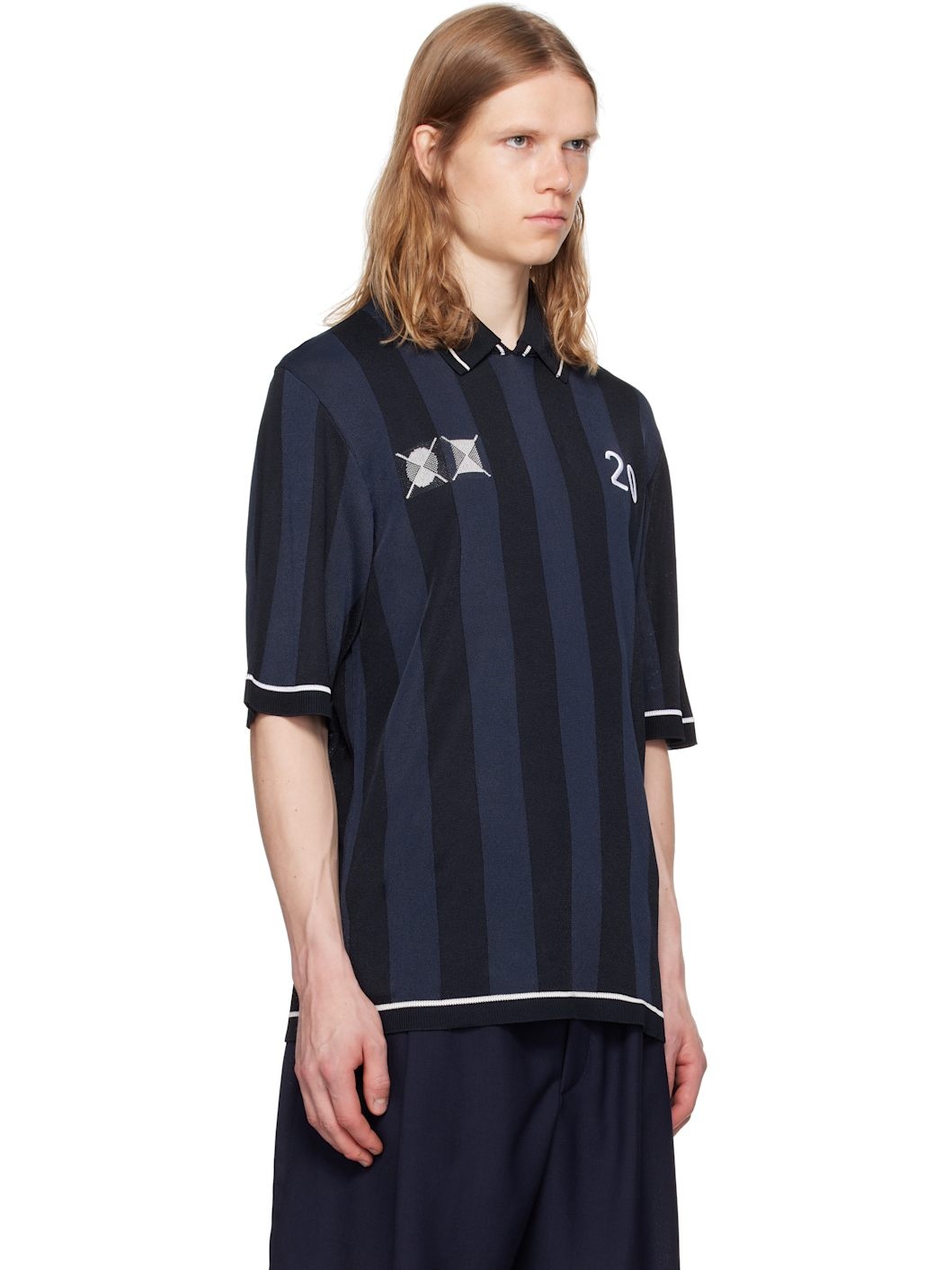 Navy La Croisière 'The Liga' Polo - 2
