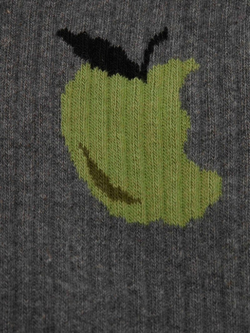 SHORT SOCKS WITH APPLE MOTIF 3