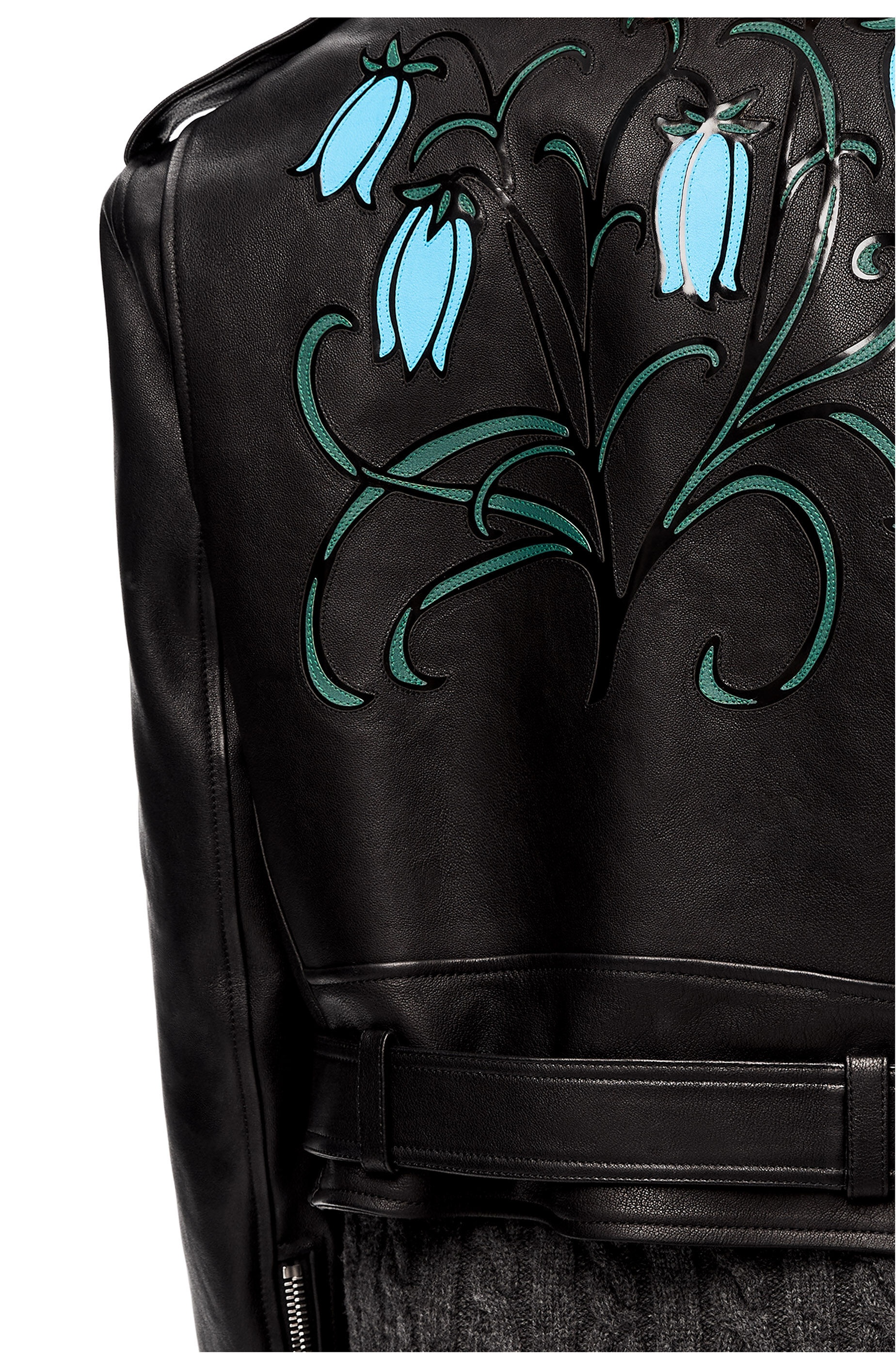 Herbarium biker jacket in nappa - 5