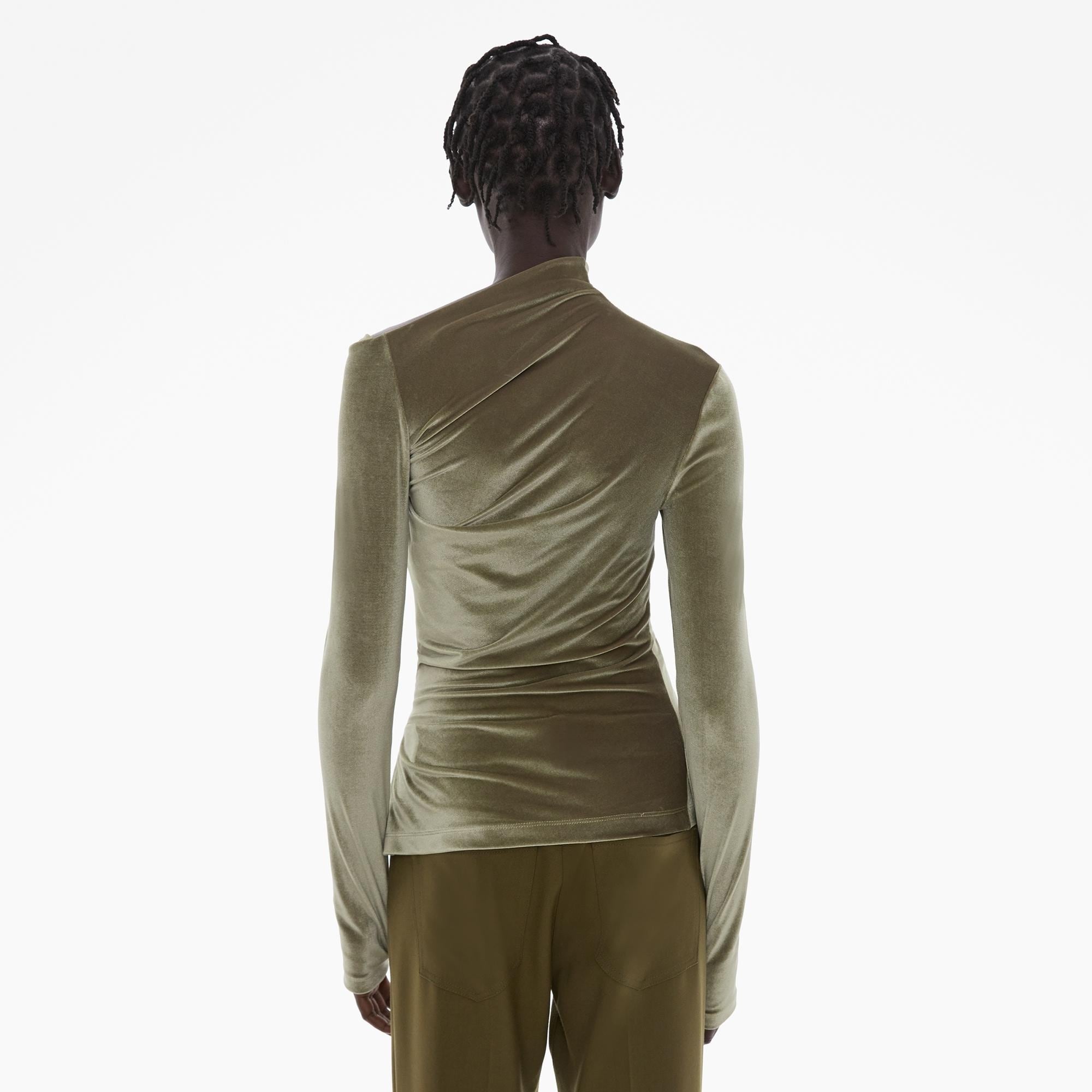 VELVET ASYMMETRICAL TOP - 4