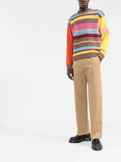 DSQUARED2 striped-knit jumper outlook