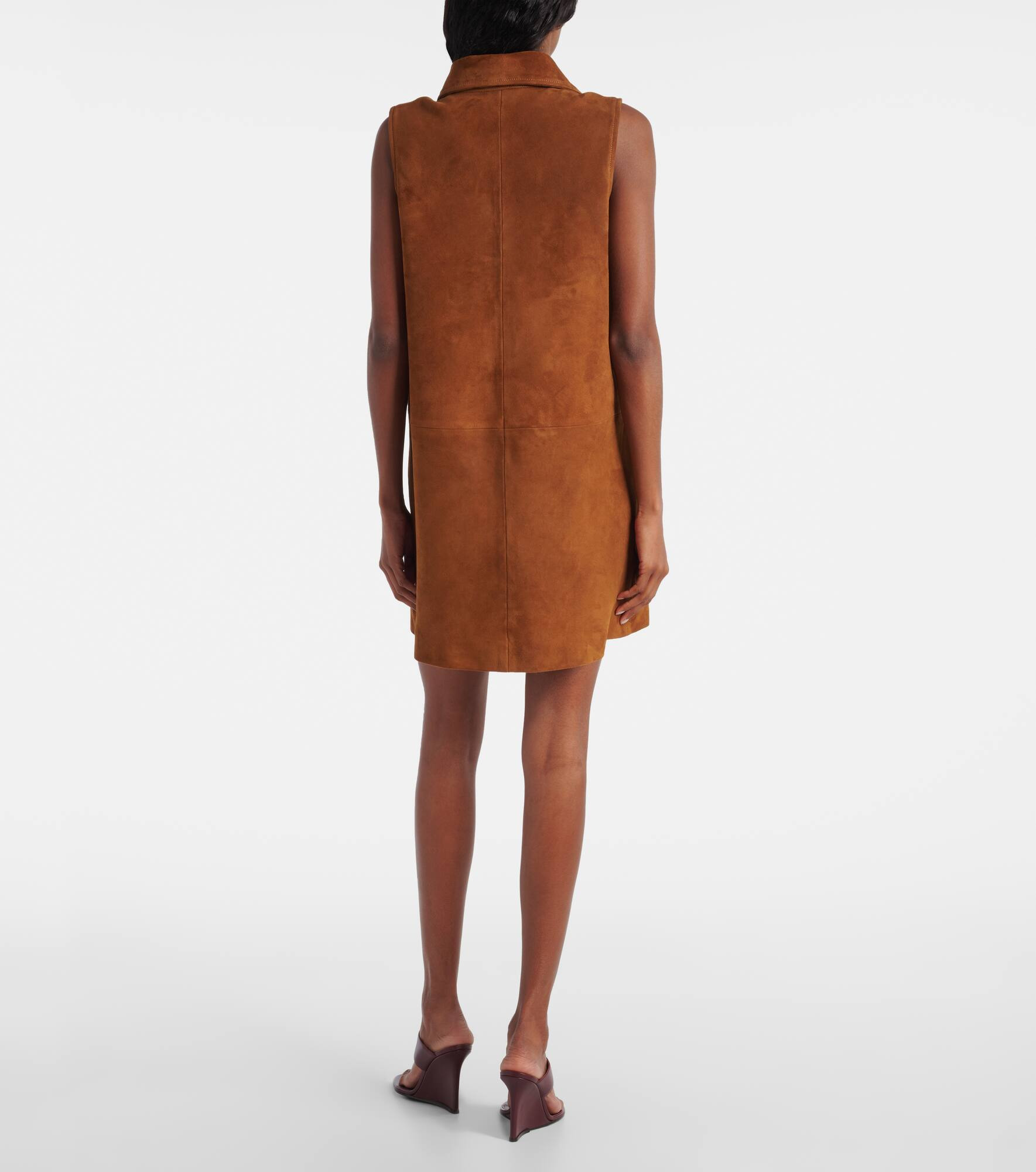 The Suede City suede minidress - 3