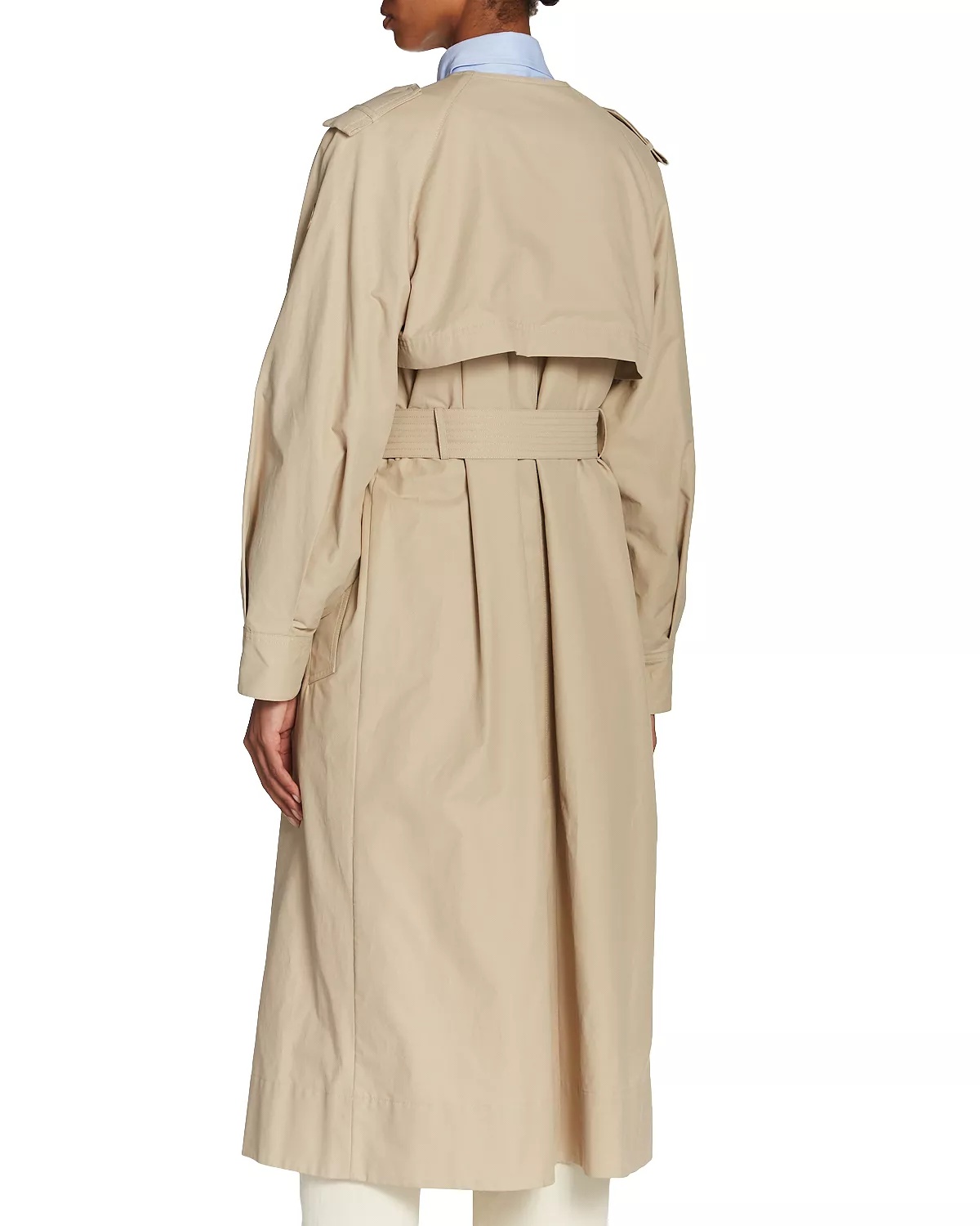 Gourdon Leather Trench Coat - 3