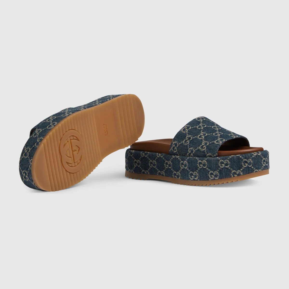 Women's platform slide sandal - 5