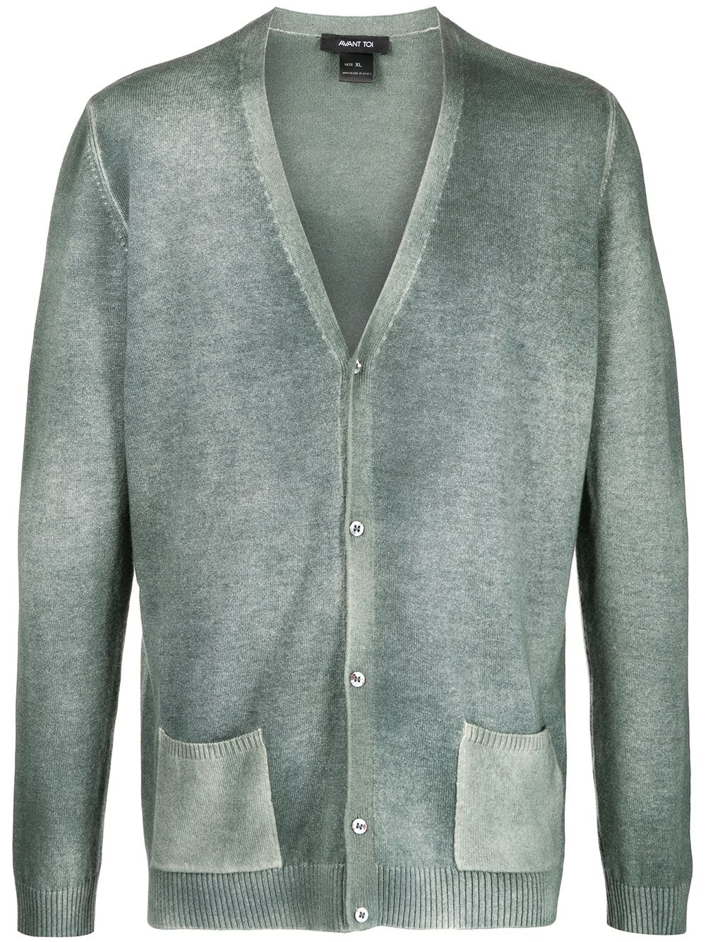 V-neck cashmere cardigan - 1