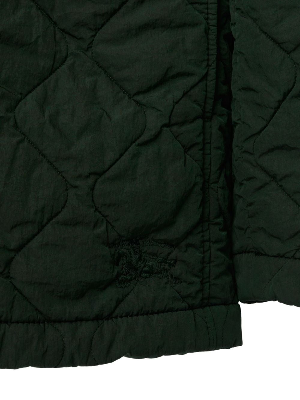 Equestrian Knight-embroidered quilted coat - 3