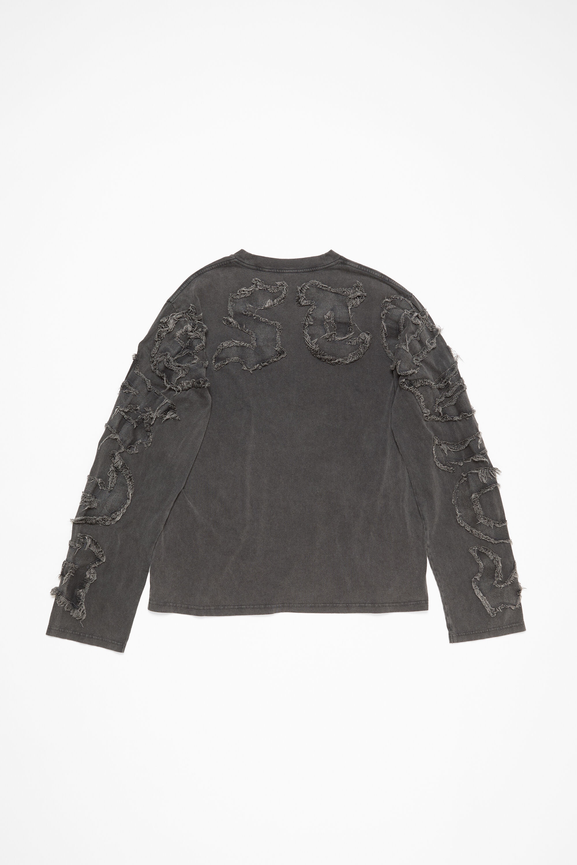 Logo long sleeve top - Faded black - 6