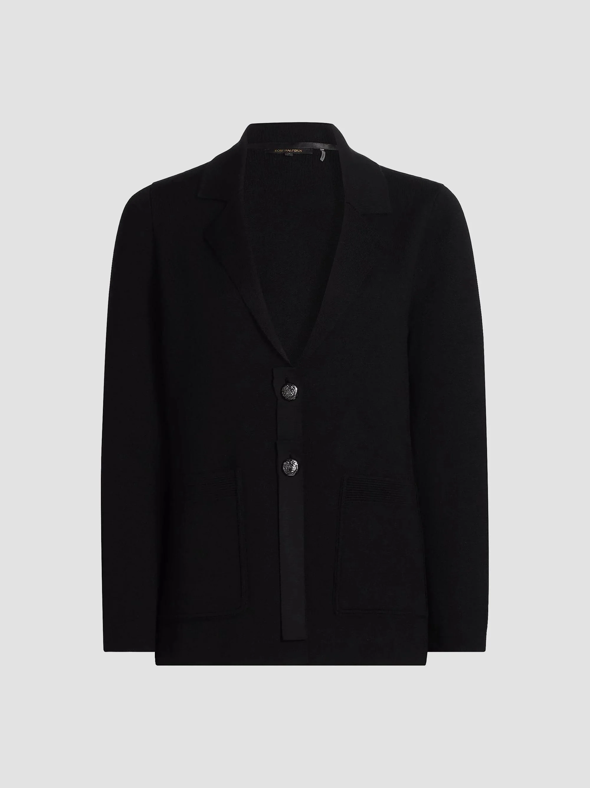 Women's Clove Tailored Wool-Blend Sweater - Black - 1