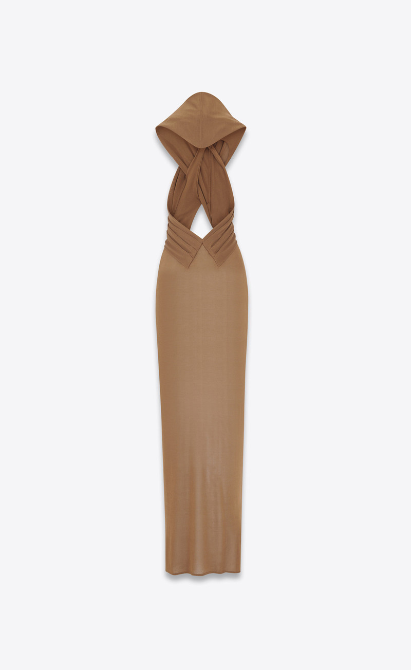 hooded dress in knit 3