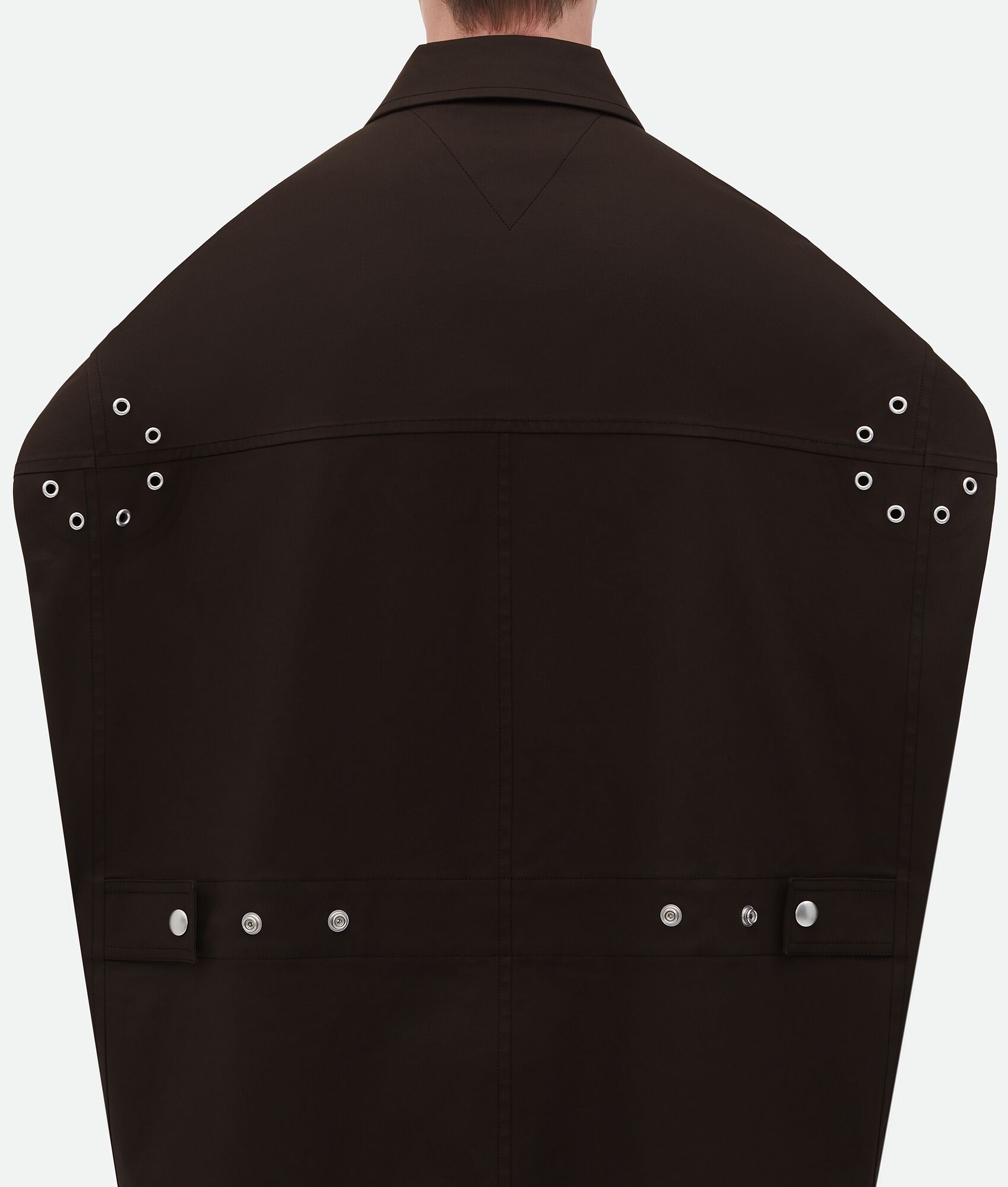 Bicolor Stretch Cotton Parka - 4
