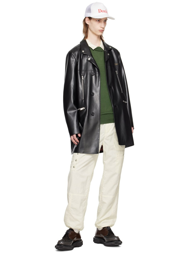 UNDERCOVER Green Exposed Seam Sweater outlook