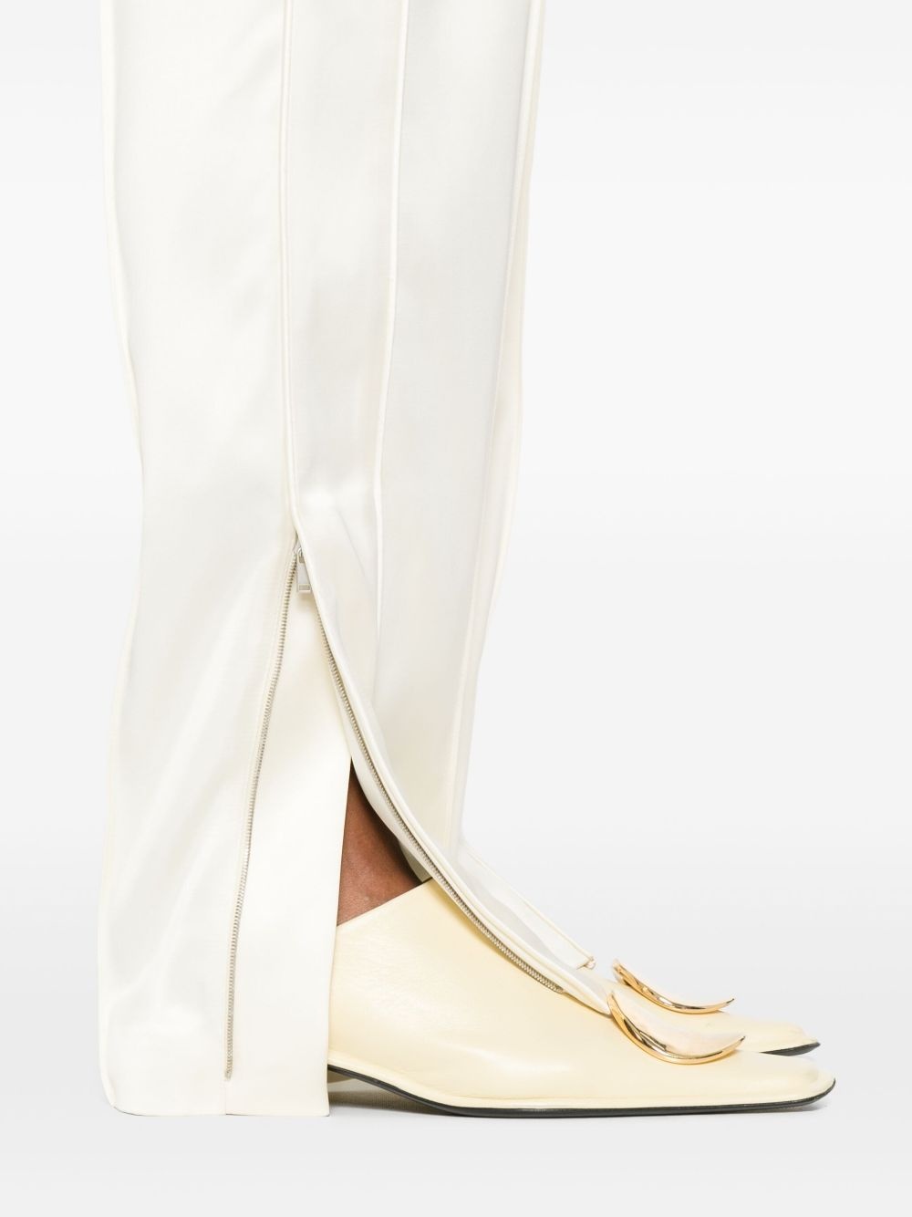 elasticated straight-leg trousers - 5