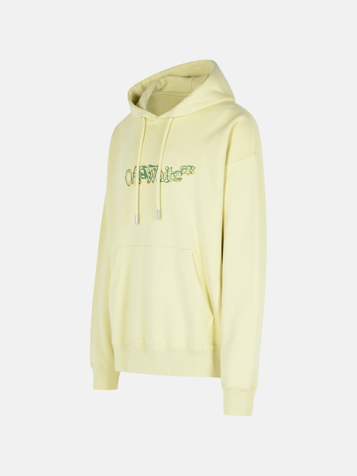'CLOUDY ARROW' IVORY COTTON SWEATSHIRT - 2