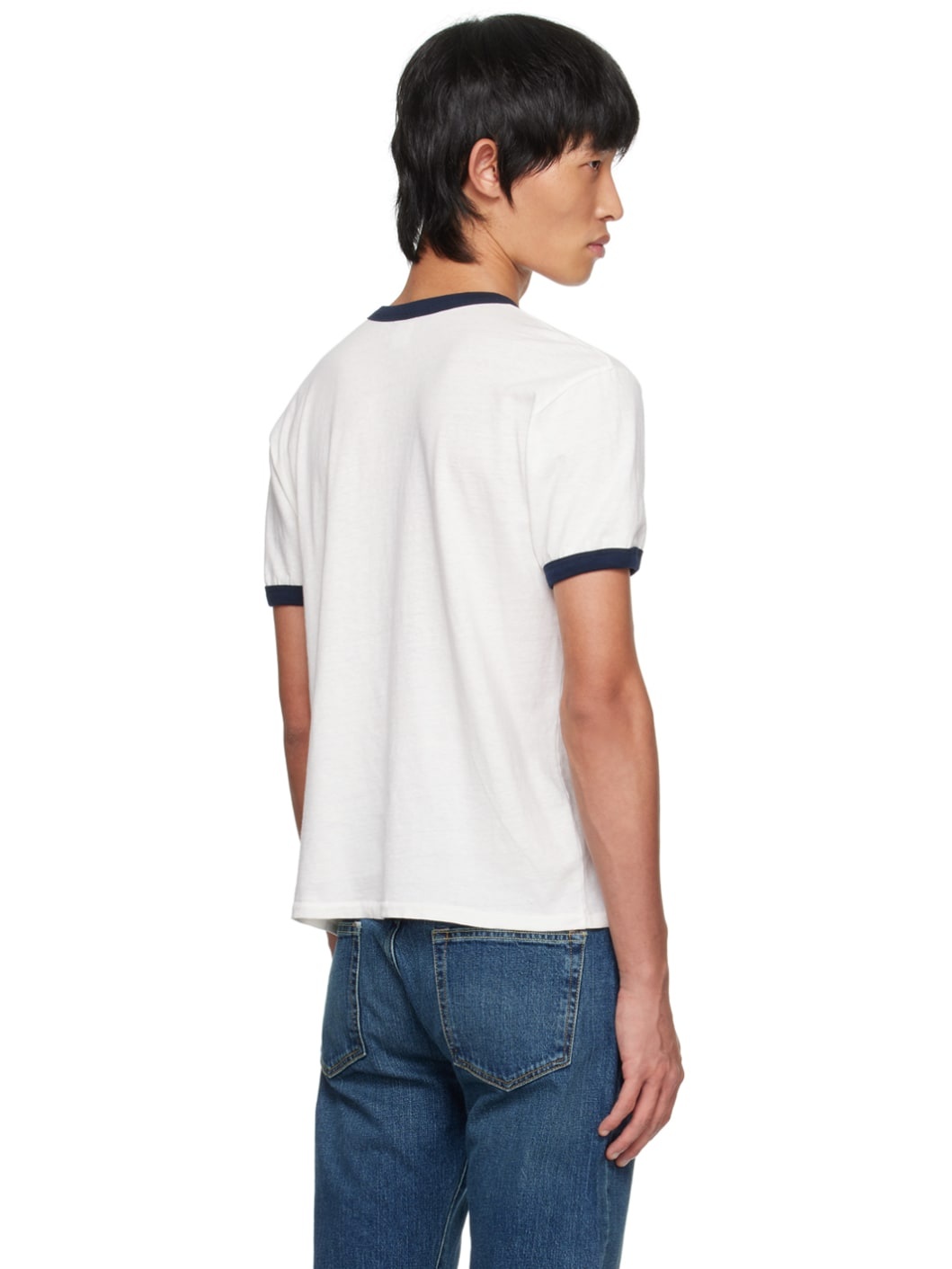White Ringer T-Shirt - 3